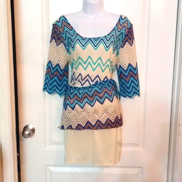 NWT🎁FREE GIFT IS INCLUDED 🎁 Knit Lace Dress Midi - Picture 7 of 15